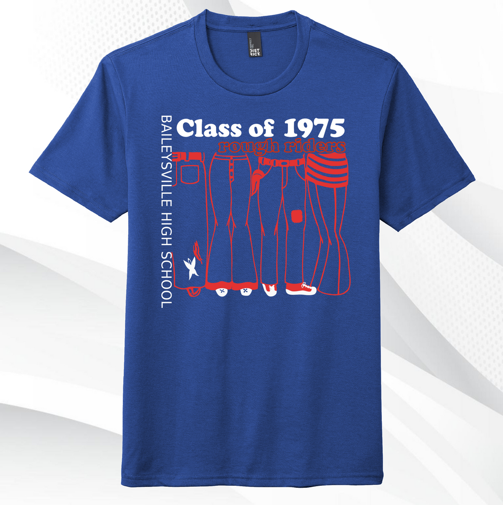 Baileysville High School Class of 1975 Reunion Shirt