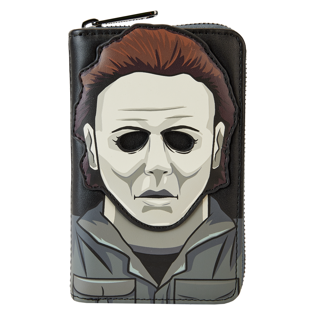 Loungefly Halloween Michael Myers Glow Mask Cosplay Zip Around Wallet