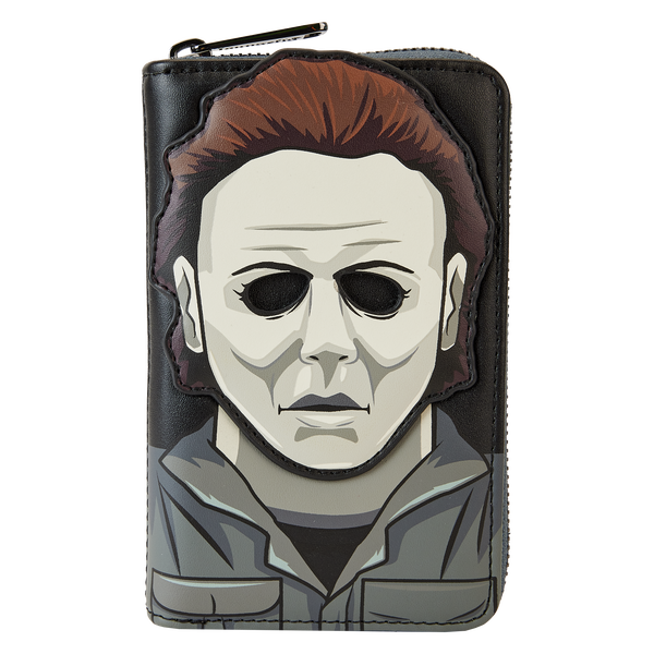 Loungefly Halloween Michael Myers Glow Mask Cosplay Zip Around Wallet