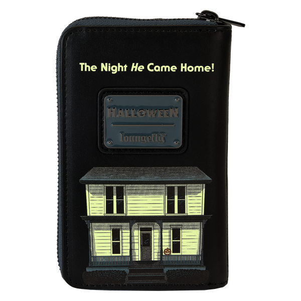 Loungefly Halloween Michael Myers Glow Mask Cosplay Zip Around Wallet