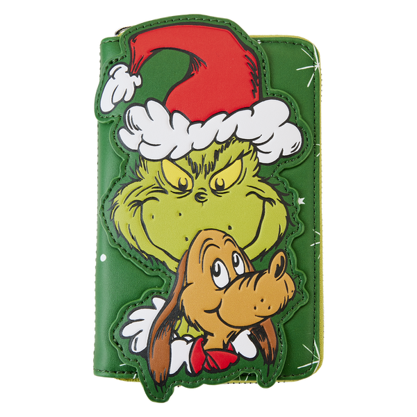 Loungefly Dr. Seuss' How the Grinch Stole Christmas! Santa Cosplay Zip Around Wallet