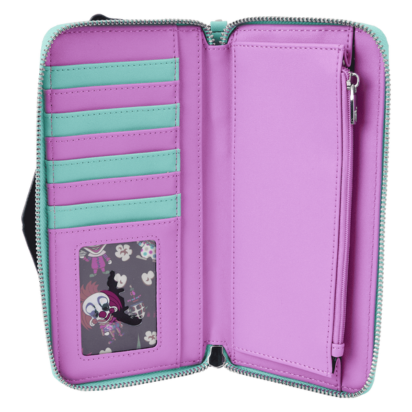 Loungefly Killer Klowns from Outer Space Zip Around Wristlet Wallet