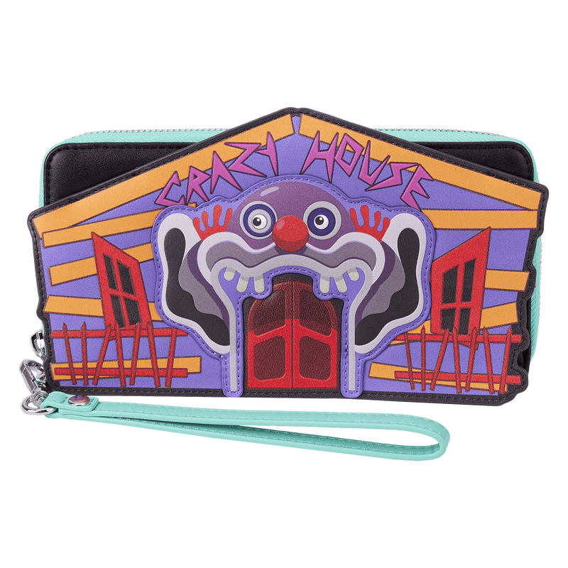 Loungefly Killer Klowns from Outer Space Zip Around Wristlet Wallet
