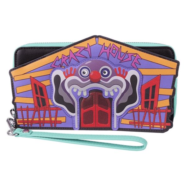 Loungefly Killer Klowns from Outer Space Zip Around Wristlet Wallet