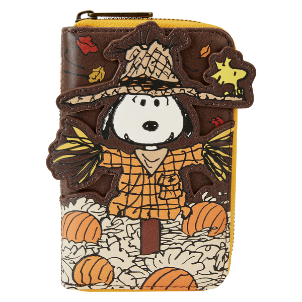 Loungefly Peanuts Snoopy Scarecrow Cosplay Zip Around Wallet
