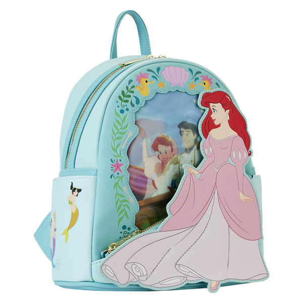 Loungefly Disney The Little Mermaid Ariel Princess Lenticular Mini Backpack