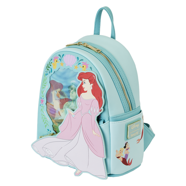 Loungefly Disney The Little Mermaid Ariel Princess Lenticular Mini Backpack