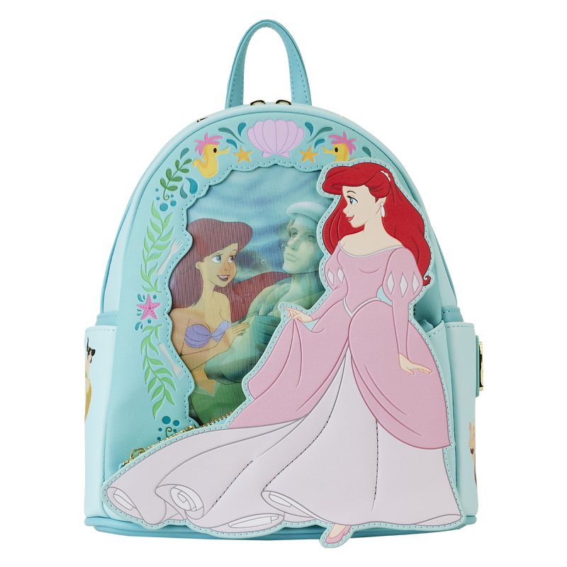 Loungefly Disney The Little Mermaid Ariel Princess Lenticular Mini Backpack