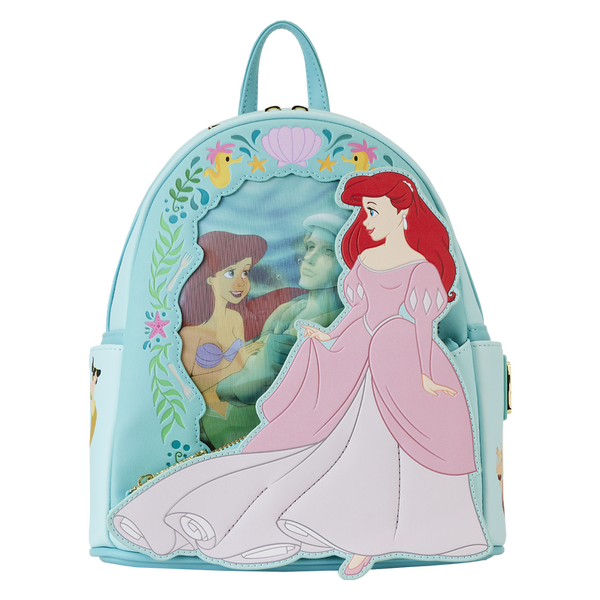 Loungefly Disney The Little Mermaid Ariel Princess Lenticular Mini Backpack