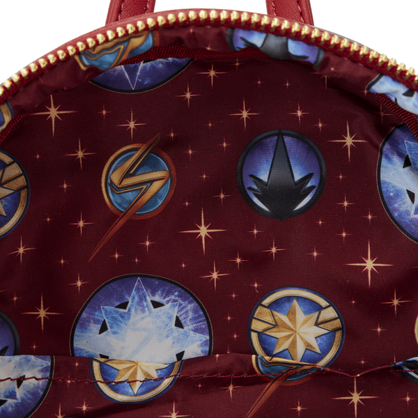 Loungefly x Marvel: The Marvels Symbol Glow Mini Backpack