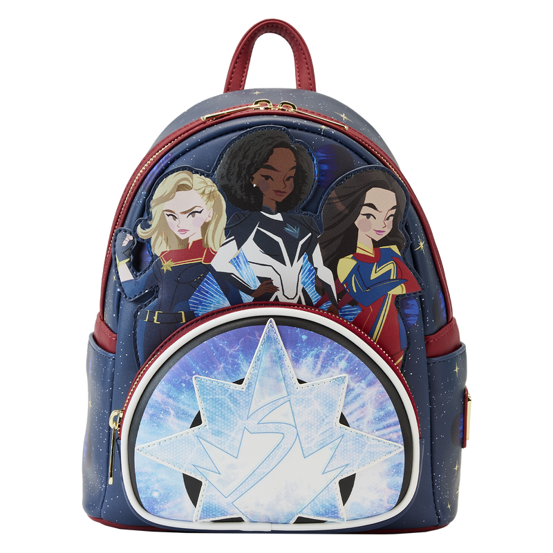 Loungefly x Marvel: The Marvels Symbol Glow Mini Backpack