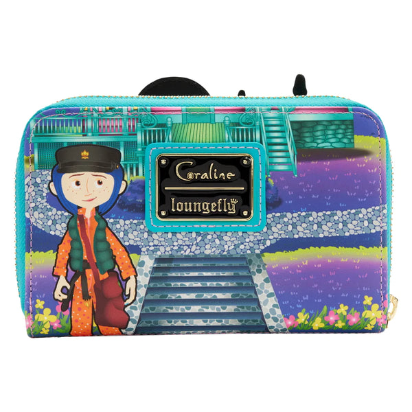 Loungefly Laika Coraline House Zip Around Wallet
