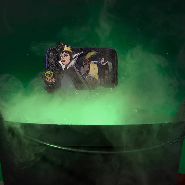 Loungefly Disney Villains Scene Evil Queen Zip Around Wallet