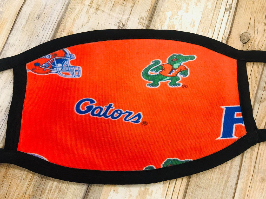 Florida (Black Borders) Face Mask