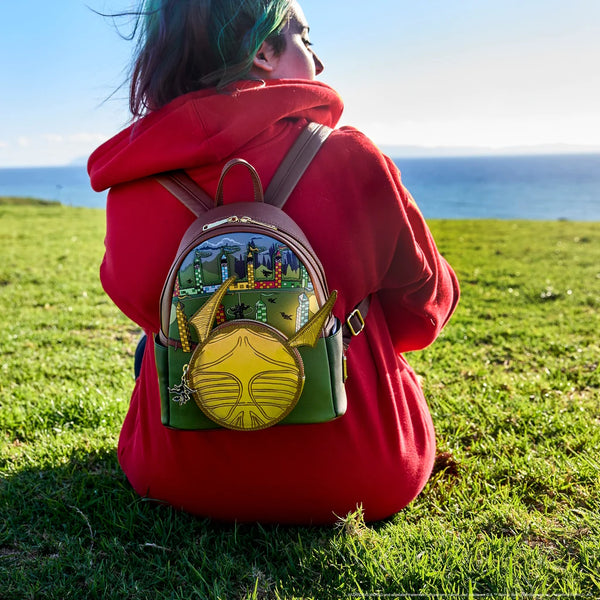 Loungefly Harry Potter Golden Snitch Quidditch Mini Backpack