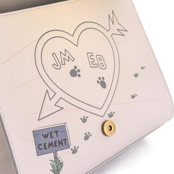 Loungefly Disney Lady And The Tramp Wet Cement Crossbody Bag