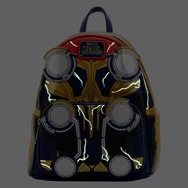 Loungefly Marvel Thor Love & Thunder Glow In The Dark Cosplay Mini Backpack