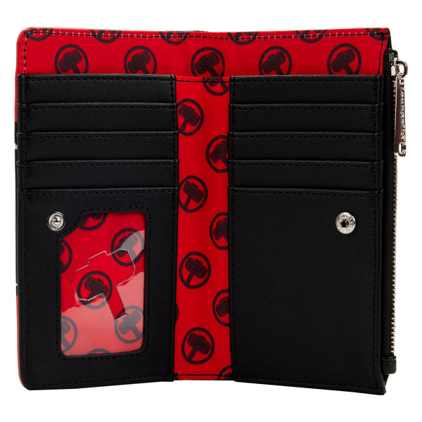 Loungefly Marvel Thor Love & Thunder Glow In The Dark Flap Wallet
