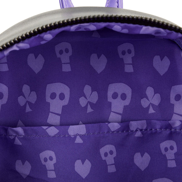Loungefly Disney Nightmare Before Christmas Glow Triple Pocket Lock Shock Barrell Oogie Boogie Mini Backpack
