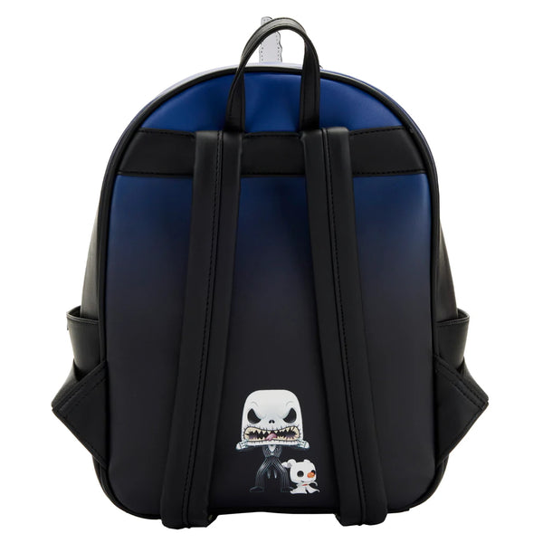 Funko Pop by Loungefly Disney Nightmare Before Christmas Jack Skellington House Glow in the Dark Mini Backpack