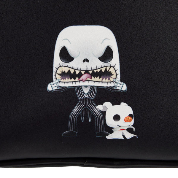 Funko Pop by Loungefly Disney Nightmare Before Christmas Jack Skellington House Glow in the Dark Mini Backpack