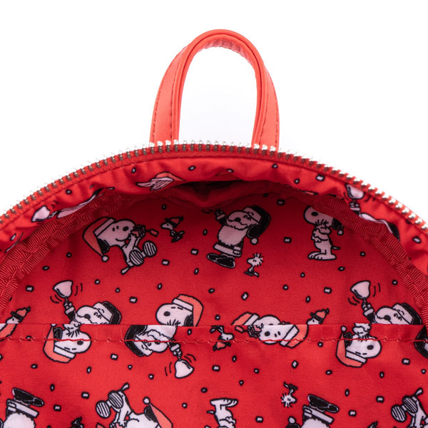 Loungefly Peanuts Gift Giving Snoopy & Woodstock Mini Backpack