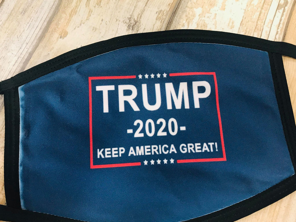 Donald 2020 (Black Border) Face Mask