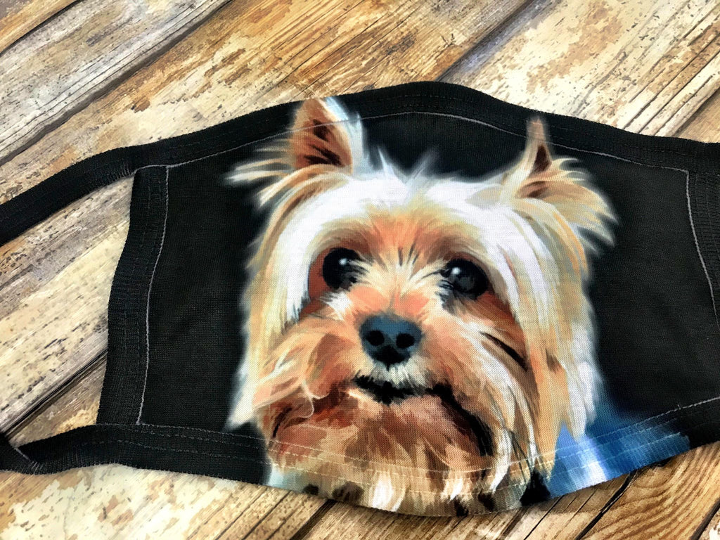 Yorkie Face Mask