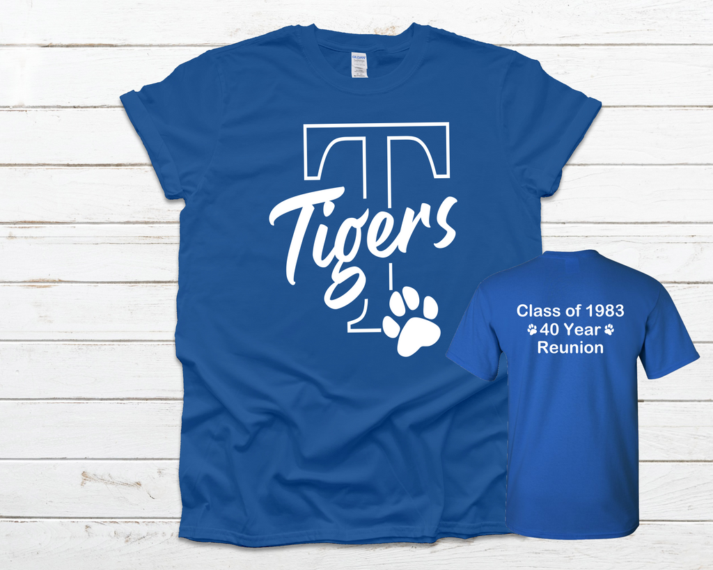 Princeton Tigers Class of 1983 40 Year Reunion Shirt
