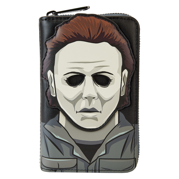 Loungefly Halloween Michael Myers Glow Mask Cosplay Zip Around Wallet