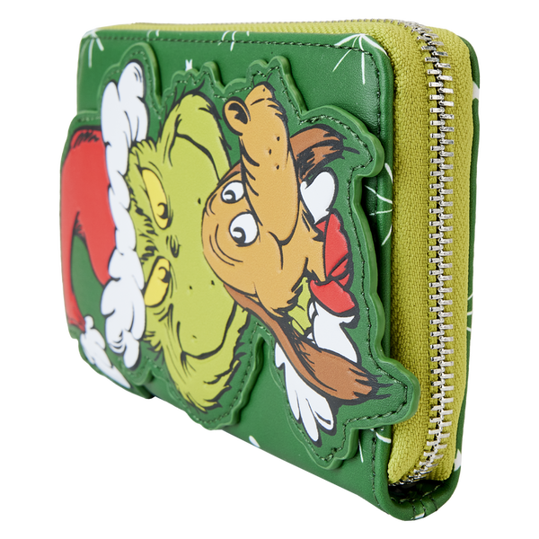 Loungefly Dr. Seuss' How the Grinch Stole Christmas! Santa Cosplay Zip Around Wallet