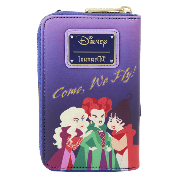 Loungefly Disney Hocus Pocus Sanderson Sisters’ House Glow Zip Around Wallet