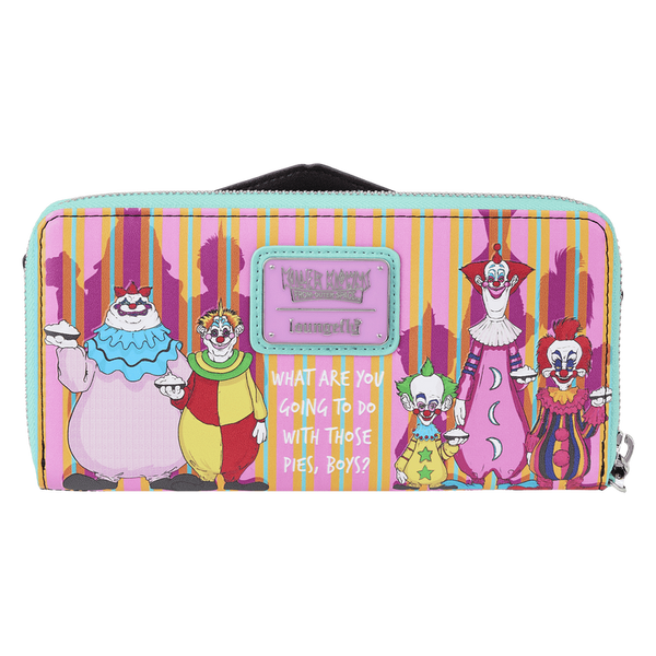 Loungefly Killer Klowns from Outer Space Zip Around Wristlet Wallet