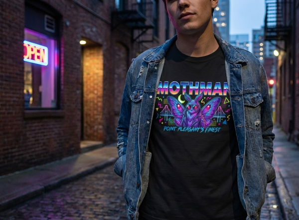 Mothman Hoodie Streetwear Style