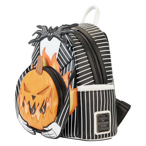 Loungefly Disney Nightmare Before Christmas Jack Pumpkin Glow Head Mini Backpack