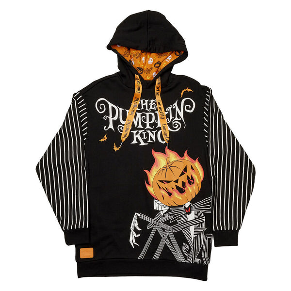 Loungefly Disney Nightmare Before Christmas Pumpkin King Unisex Hoodie