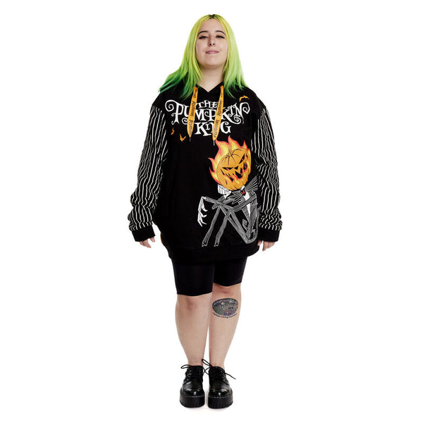 Loungefly Disney Nightmare Before Christmas Pumpkin King Unisex Hoodie