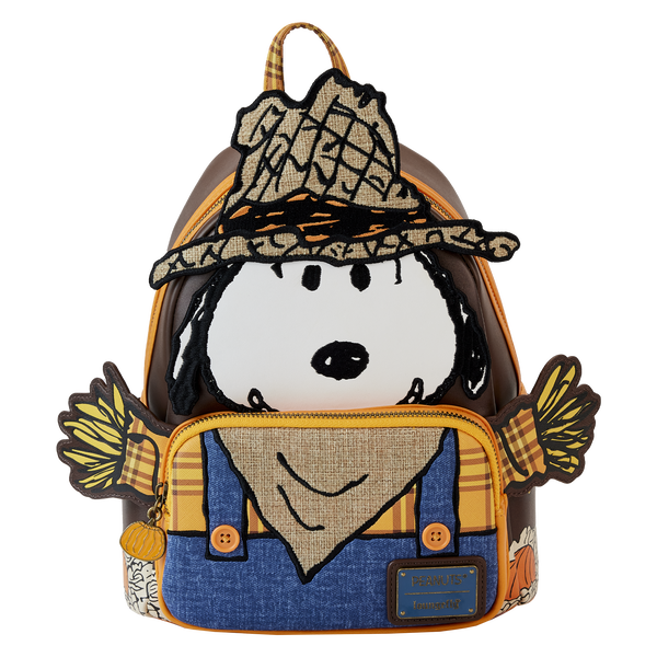 Loungefly Peanuts Snoopy Scarecrow Cosplay Mini Backpack