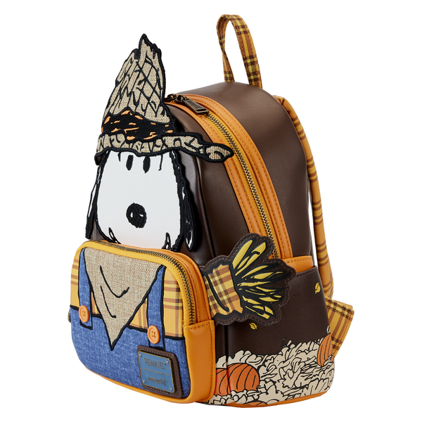 Loungefly Peanuts Snoopy Scarecrow Cosplay Mini Backpack