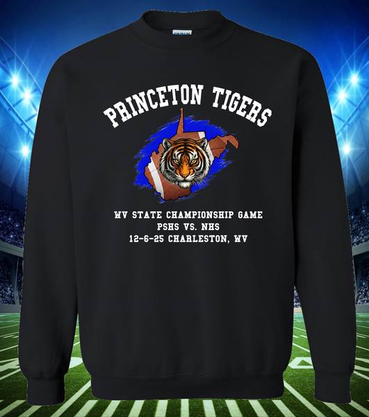 Princeton Tigers 2025 WV State Championship Game Gear