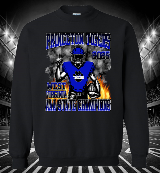 Princeton Tigers 2025 AAA State Champions Gear 🏈