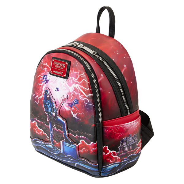 Loungefly Stranger Things Eddie Munson Tribute Glow Mini Backpack