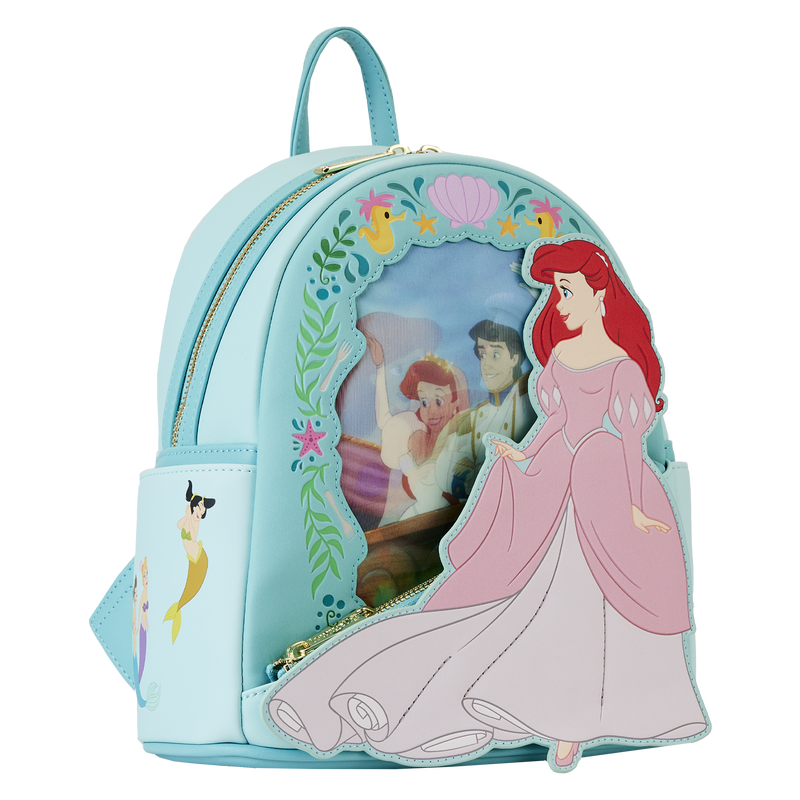 disney the little mermaid ariel sketch mini backpack Loungefly Disney The Little Mermaid Ariel Princess Lenticular Mini Bac – Wearhouse Clothing Co