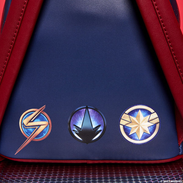 Loungefly x Marvel: The Marvels Symbol Glow Mini Backpack