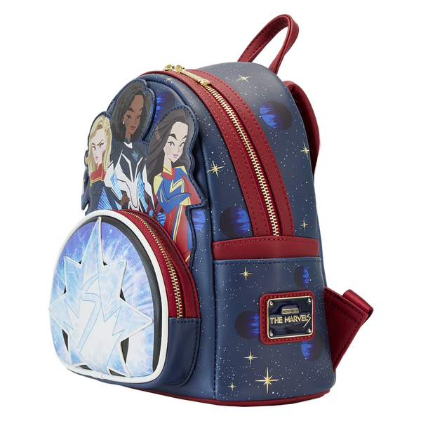 Loungefly x Marvel: The Marvels Symbol Glow Mini Backpack