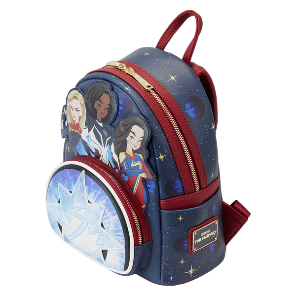 Loungefly x Marvel: The Marvels Symbol Glow Mini Backpack