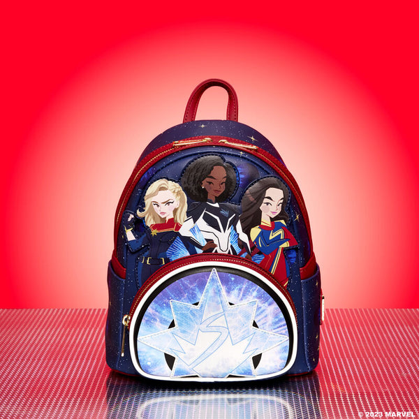 Loungefly x Marvel: The Marvels Symbol Glow Mini Backpack