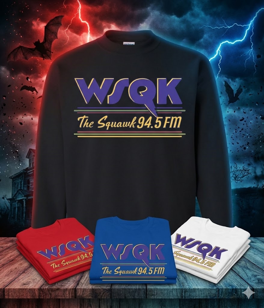 The Squawk 94.5 FM Apparel 📻