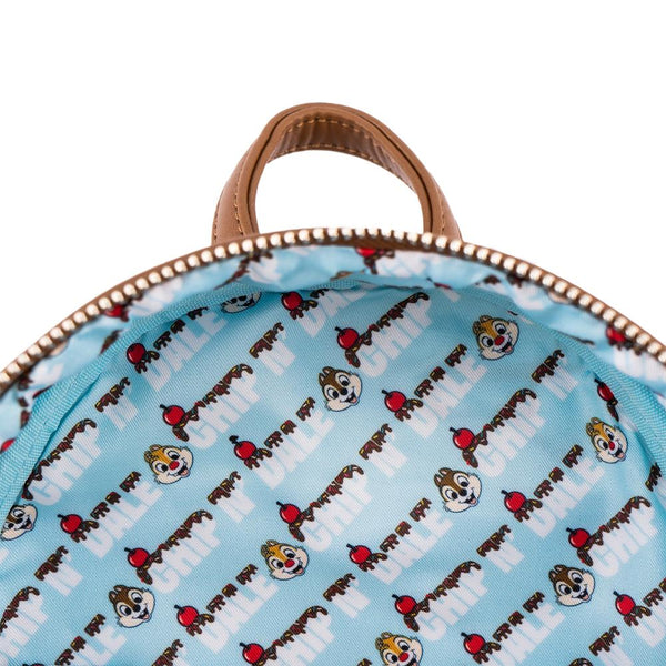 Loungefly Disney Chip And Dale Snackies AOP Mini Backpack