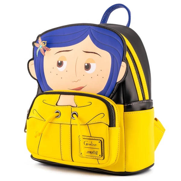 Loungefly Laika Coraline Raincoat Cosplay Mini Backpack
